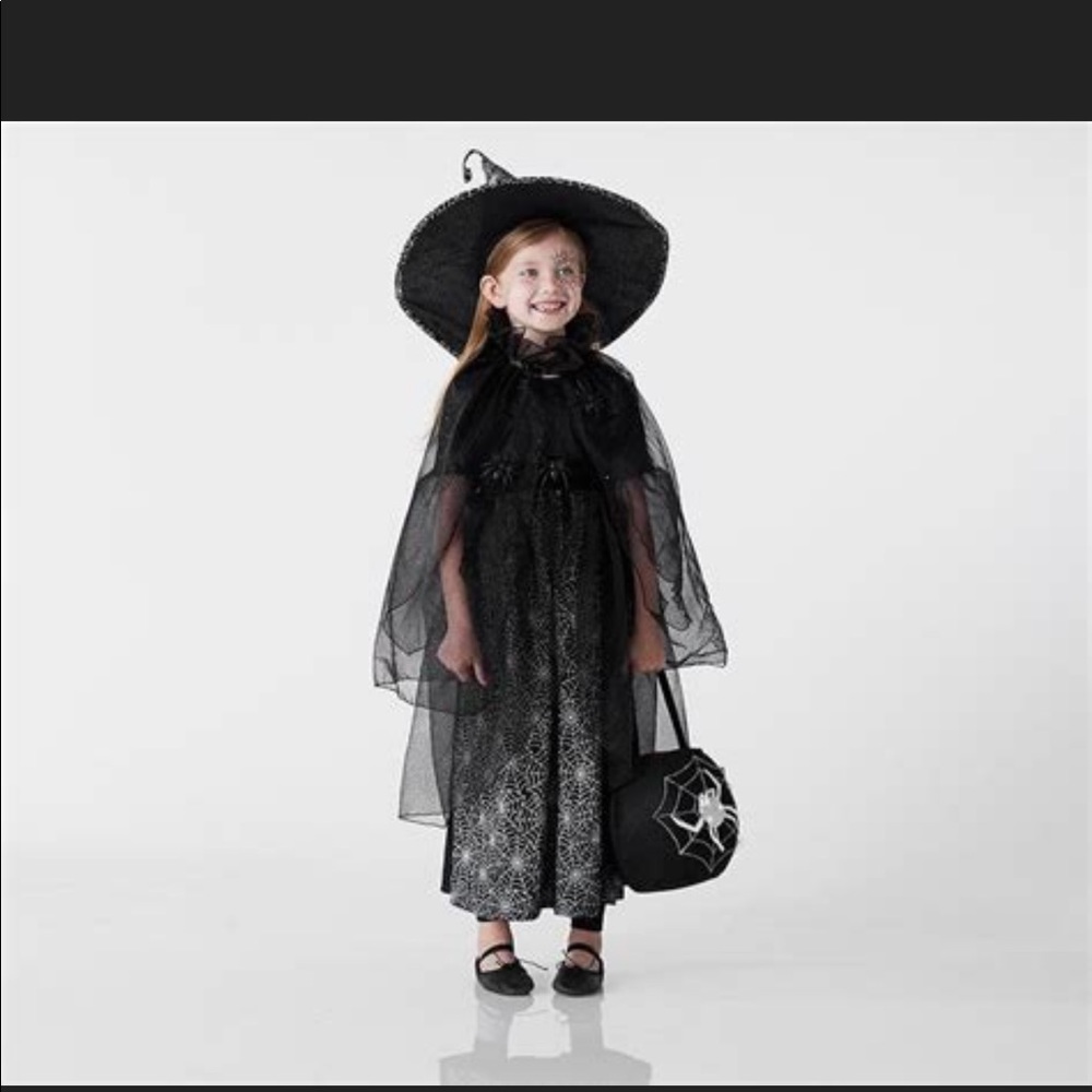 Pottery Barn Witch Costume Dress with hat